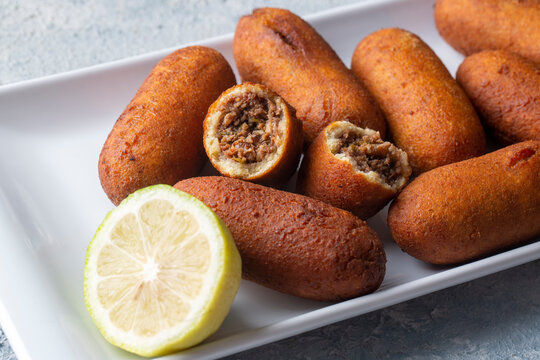 Kibbeh Is A Popular Dish In Middle Eastern Cuisine (Turkish Name; Icli Kofte)