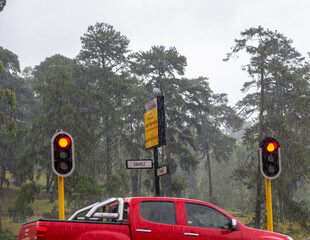 street photography Swazi  rain
