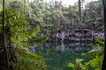 Lake in the caves, Los tres Ojos, Santo Domingo