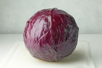 fresh purple cabbage