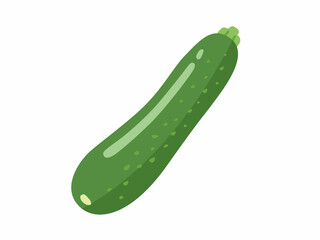 ズッキーニの野菜のイラスト