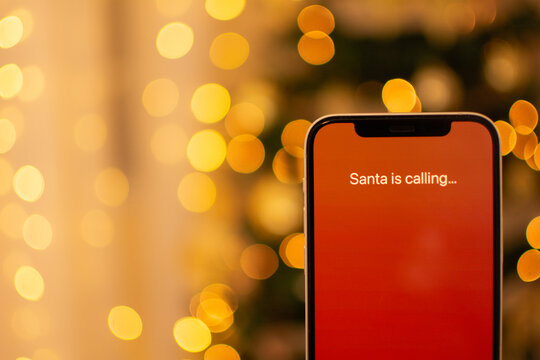Call from Santa in Mobile Phone
