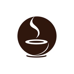 Coffee cup logo vector