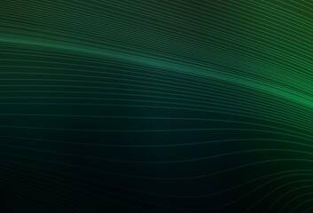 Dark Green vector modern elegant background.