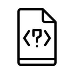 php file type file format document code program backend ui ux web development icon