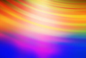 Light Blue, Yellow vector blurred pattern.