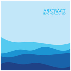 Abstract Water wave design background