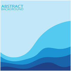 Abstract Water wave design background