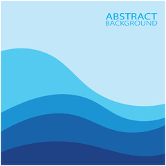 Abstract Water wave design background