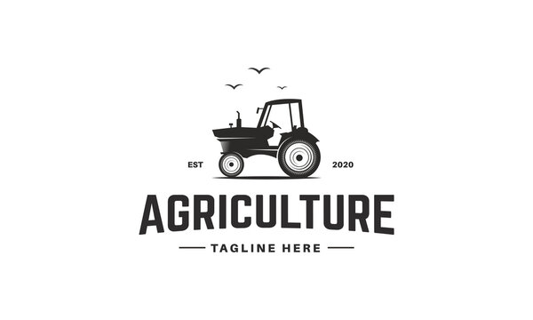 Agriculture Farming logo design template for farmers or agriculture business or blogs