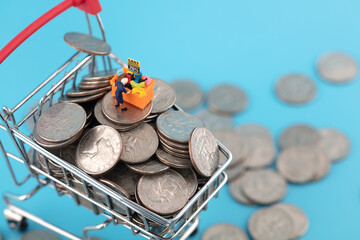 Miniature creative shopping consumption