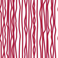 Seamless line art, seamless wave, dots, brush, illustration, textile pattern