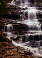 Obraz premium Waterfalls in North Georgia and North Carolina 