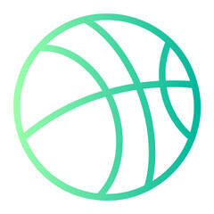 basketball gradient icon