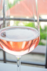 Close up of champagne in a glass