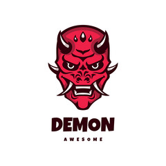 Illustration vector graphic of Demon, good for logo design