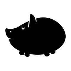 Pig icon vector illustration