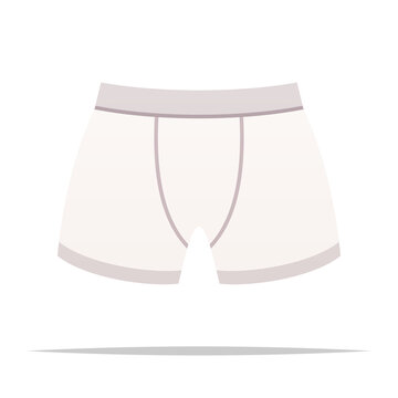 Boxer brief underwear vector isolated illustration