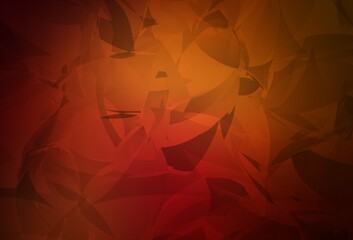 Dark Red vector texture with abstract poly forms.