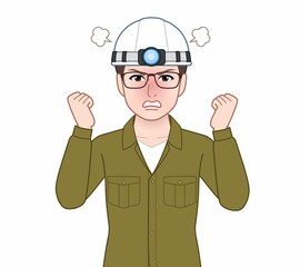 建築を学んでいる男性