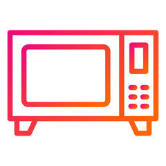 Microwave Vector Icon Design Illustration