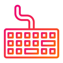 Keyboard Vector Icon Design Illustration