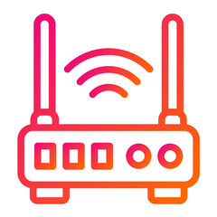 Router Vector Icon Design Illustration