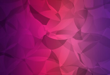 Fototapeta premium Light Purple, Pink vector abstract mosaic backdrop.