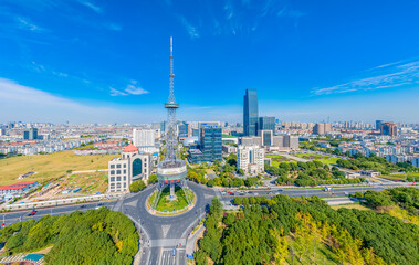 Urban environment of Wuzhong District, Suzhou, Jiangsu province