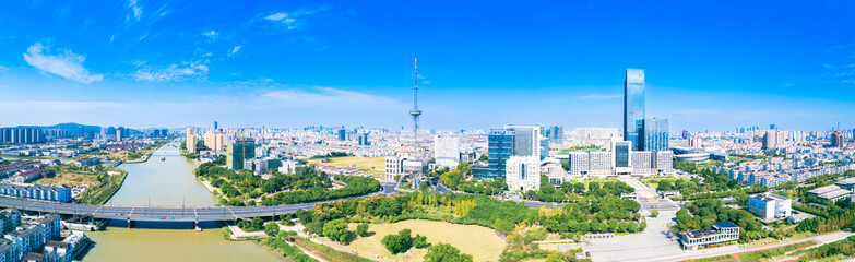 Urban environment of Wuzhong District, Suzhou, Jiangsu province