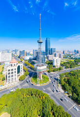 Urban environment of Wuzhong District, Suzhou, Jiangsu province