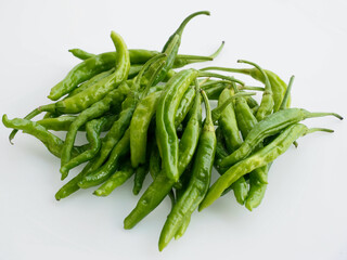 신선한 유기농 채소 녹색 꽈리고추