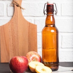 Apple cider vinegar, fruit salad dressing, homemade fermented product