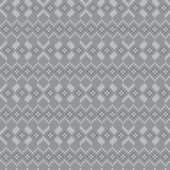 Argyle Fair Isle Seamless Pattern Design