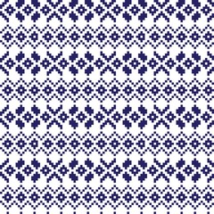 Argyle Fair Isle Seamless Pattern Design
