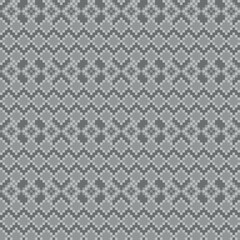 Argyle Fair Isle Seamless Pattern Design