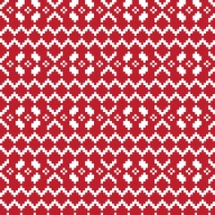 Argyle Fair Isle Seamless Pattern Design