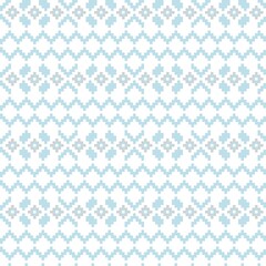 Argyle Fair Isle Seamless Pattern Design