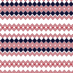 Argyle Fair Isle Seamless Pattern Design