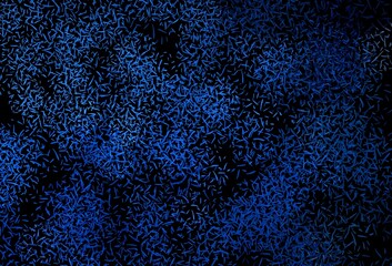 Dark BLUE vector background with stright stripes.