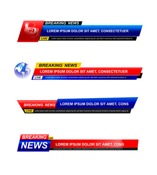 Breaking News template set 003