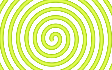 Abstract light green and white candy spiral background. Pattern design for banner, cover, flyer, postcard, poster, other. Round lollipop vector illustration