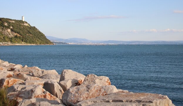 Sistiana zwischen Triest Duino und Grado in Friaul-Julisch Venetien Italien an der Adria Mittelmeer 