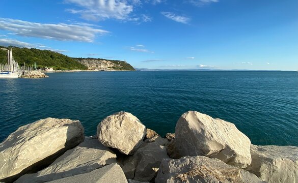 Sistiana zwischen Triest Duino und Grado in Friaul-Julisch Venetien Italien an der Adria Mittelmeer 