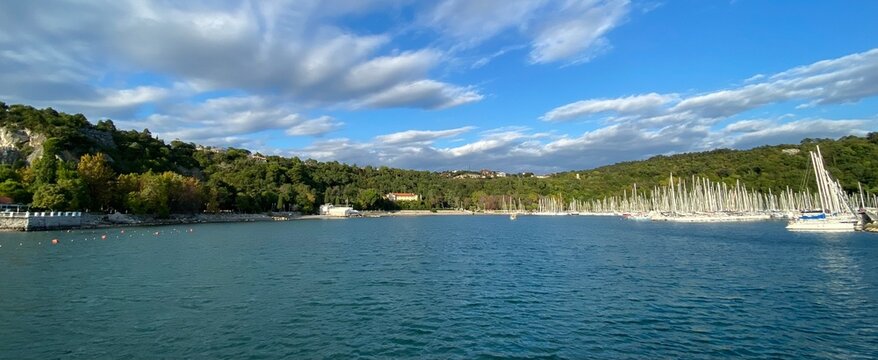 Sistiana zwischen Triest Duino und Grado in Friaul-Julisch Venetien Italien an der Adria Mittelmeer 