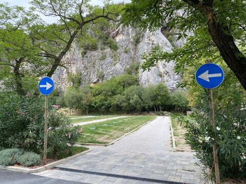 Sistiana zwischen Triest Duino und Grado in Friaul-Julisch Venetien Italien an der Adria Mittelmeer 