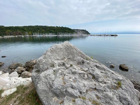 Sistiana zwischen Triest Duino und Grado in Friaul-Julisch Venetien Italien an der Adria Mittelmeer 
