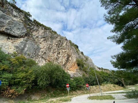 Sistiana zwischen Triest Duino und Grado in Friaul-Julisch Venetien Italien an der Adria Mittelmeer 