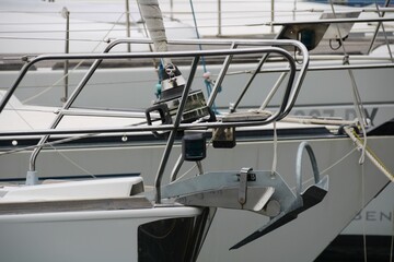 Fototapeta premium Segelboot Segelyacht Yacht Italien Adria Mittelmeer 