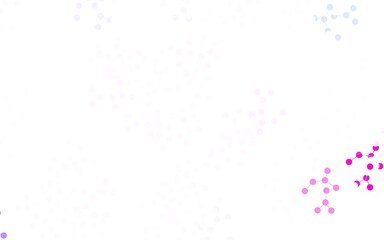 Light Purple vector background with forms of artificial intelligence.